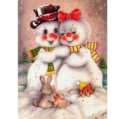 Snowman Free 5D Diamond Painting Kits MyCraftsGfit - Free 5D Diamond Painting mycraftsgift.com