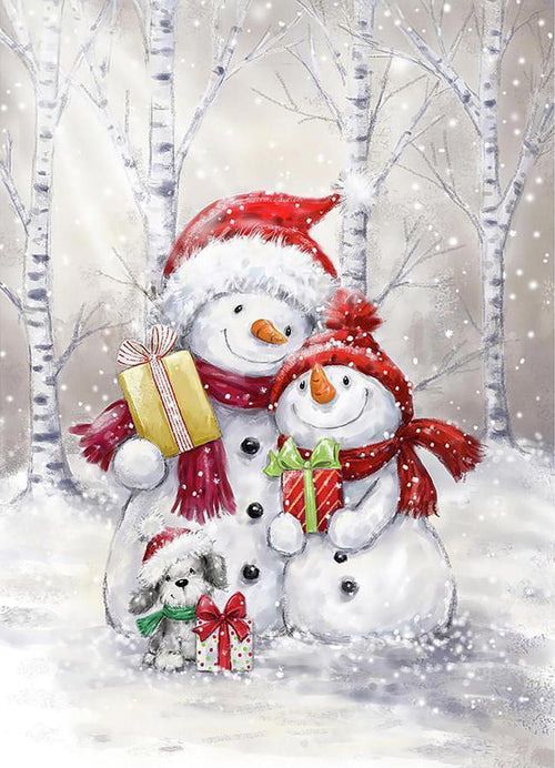 Free Snowman - MyCraftsGfit - Free 5D Diamond Painting