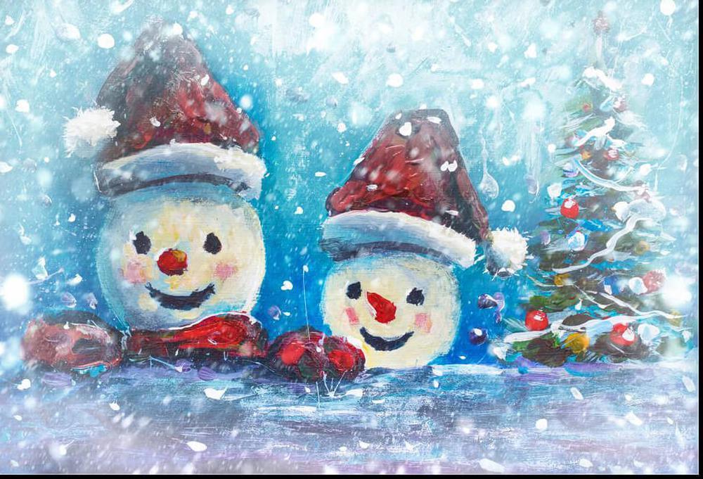 Free Snowman - MyCraftsGfit - Free 5D Diamond Painting