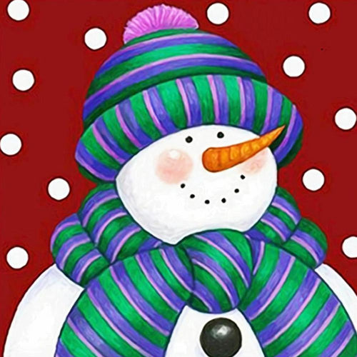 Free Snowman - MyCraftsGfit - Free 5D Diamond Painting