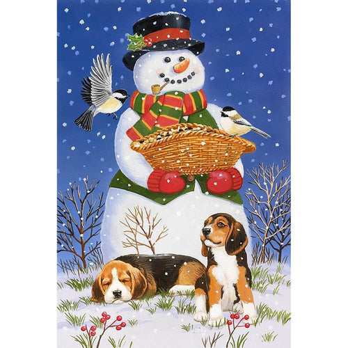 Snowman Free 5D Diamond Painting Kits MyCraftsGfit - Free 5D Diamond Painting mycraftsgift.com