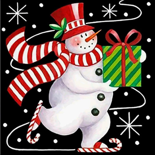 Snowman Free 5D Diamond Painting Kits MyCraftsGfit - Free 5D Diamond Painting mycraftsgift.com