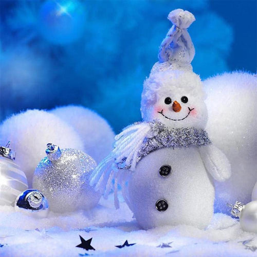 Free Snowman - MyCraftsGfit - Free 5D Diamond Painting