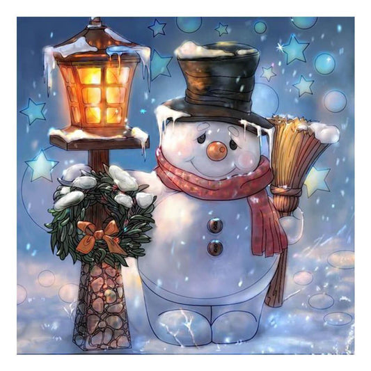 Free Snowman - MyCraftsGfit - Free 5D Diamond Painting