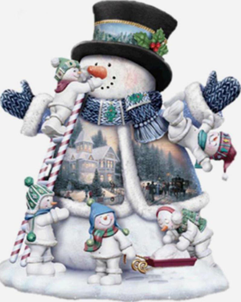 Free Snowman - MyCraftsGfit - Free 5D Diamond Painting