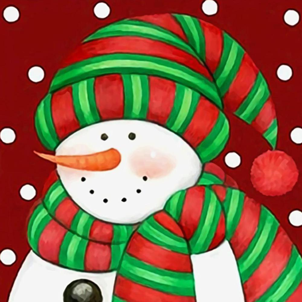 Free Snowman - MyCraftsGfit - Free 5D Diamond Painting