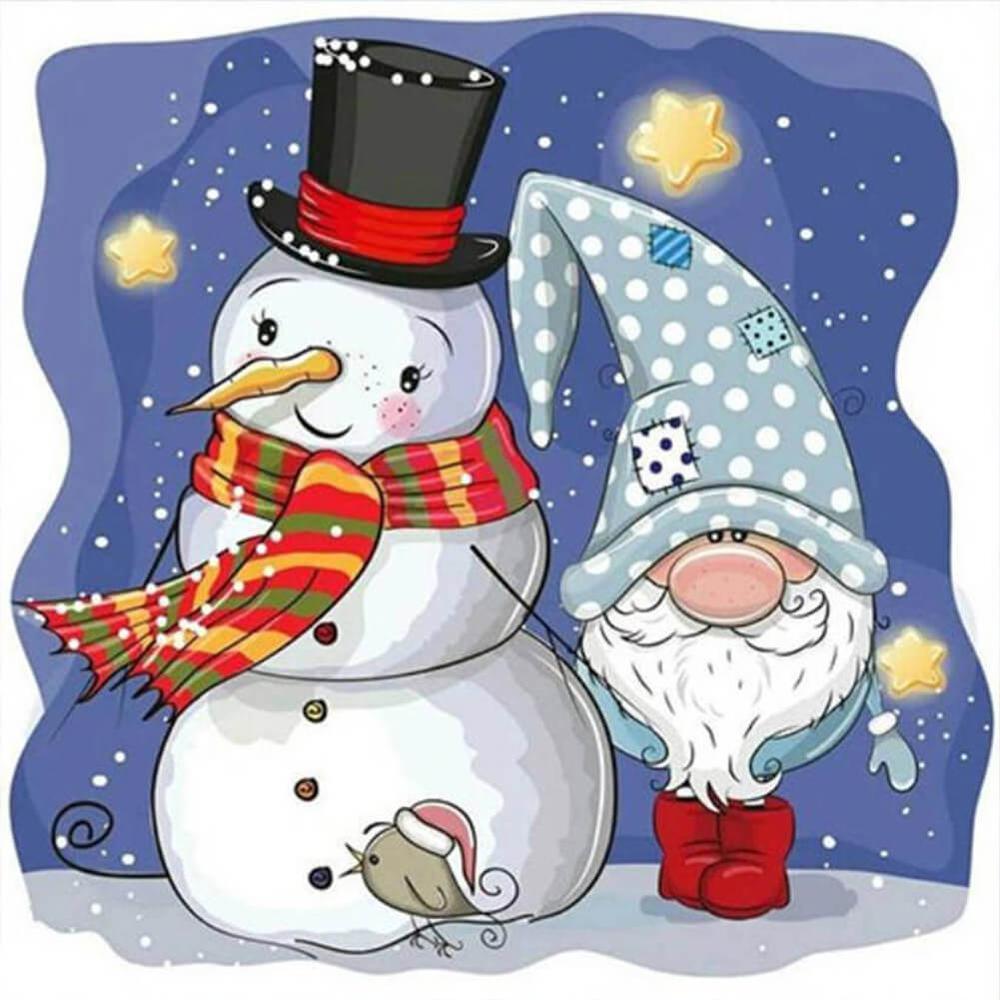 Free Snowman Goblin - MyCraftsGfit - Free 5D Diamond Painting