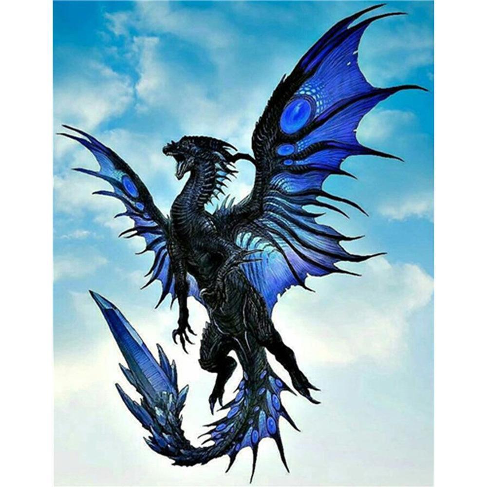 Free Soaring Dragon - MyCraftsGfit - Free 5D Diamond Painting