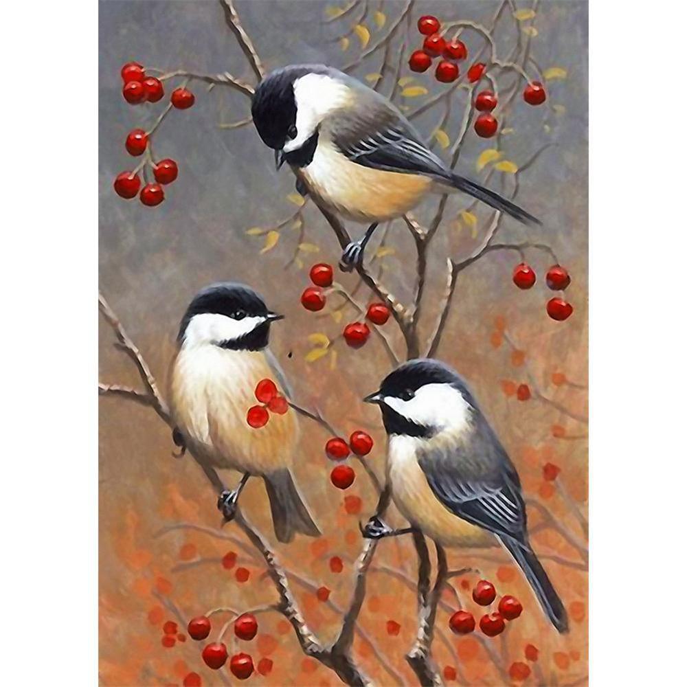 Free Spring Birds - MyCraftsGfit - Free 5D Diamond Painting