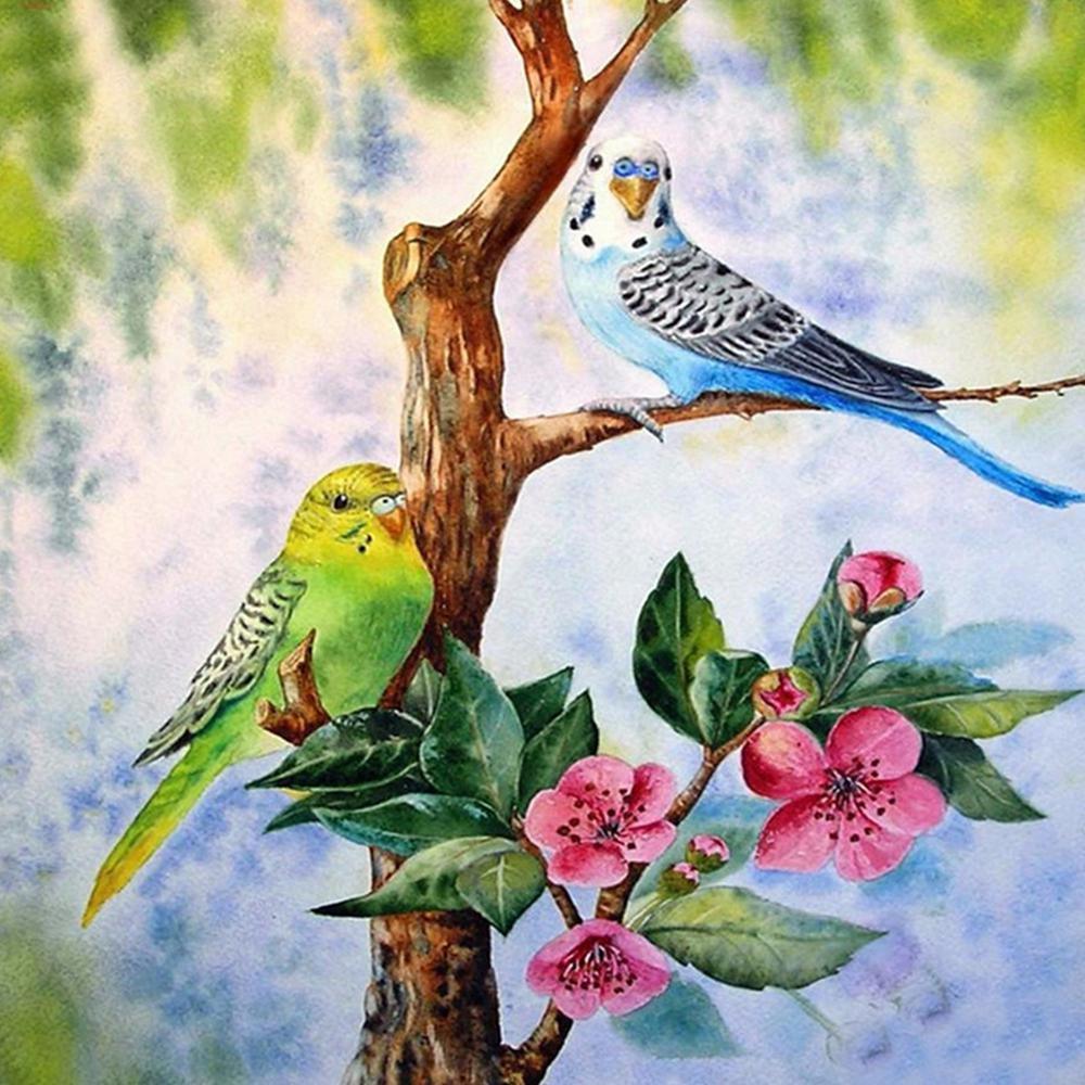 Spring Birds - MyCraftsGfit - Free 5D Diamond Painting