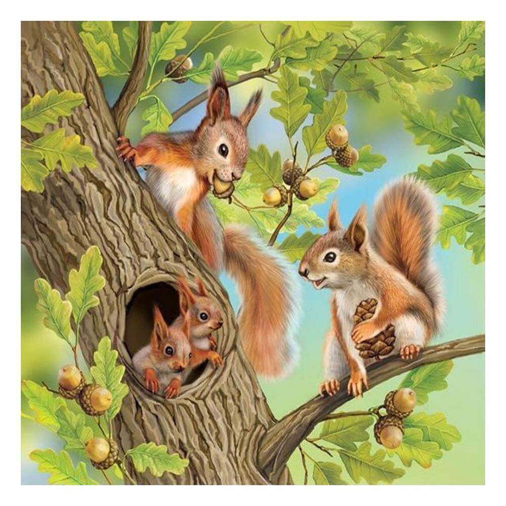 Free Squirrel - MyCraftsGfit - Free 5D Diamond Painting