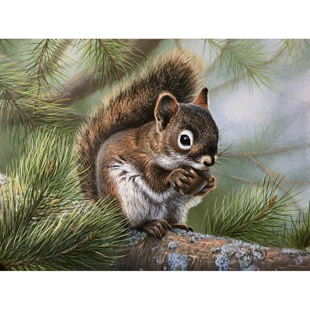 Squirrel - MyCraftsGfit - Free 5D Diamond Painting