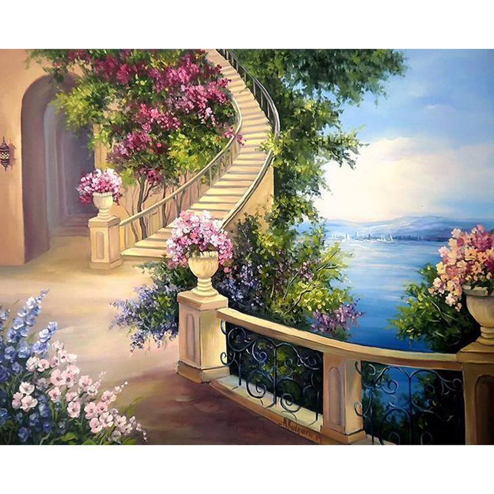 Free Stairway - MyCraftsGfit - Free 5D Diamond Painting