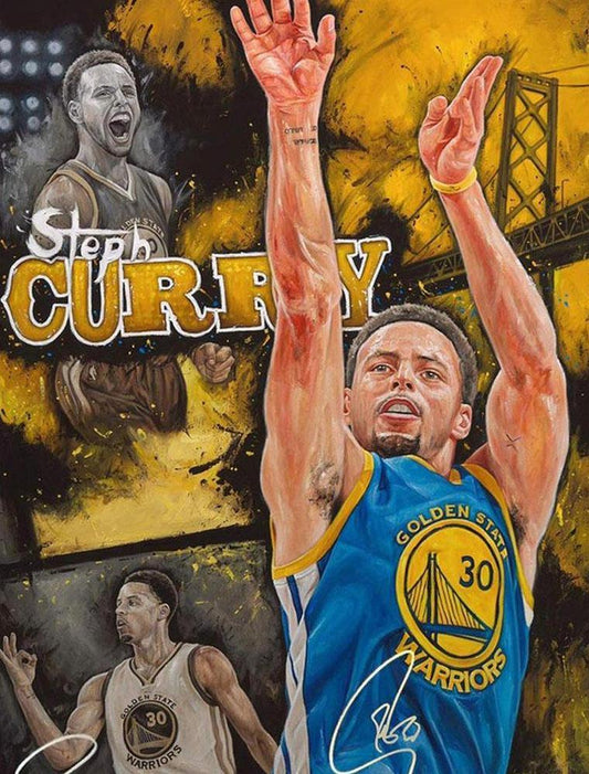 Free Stephen Curry - MyCraftsGfit - Free 5D Diamond Painting