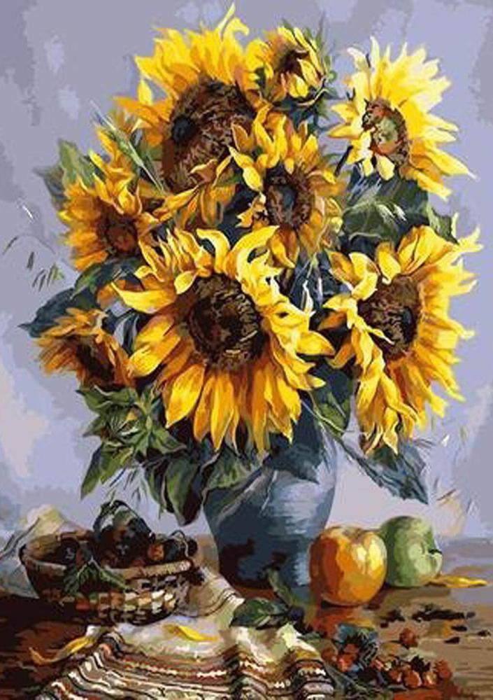 Sunflower Free 5D Diamond Painting Kits MyCraftsGfit - Free 5D Diamond Painting mycraftsgift.com