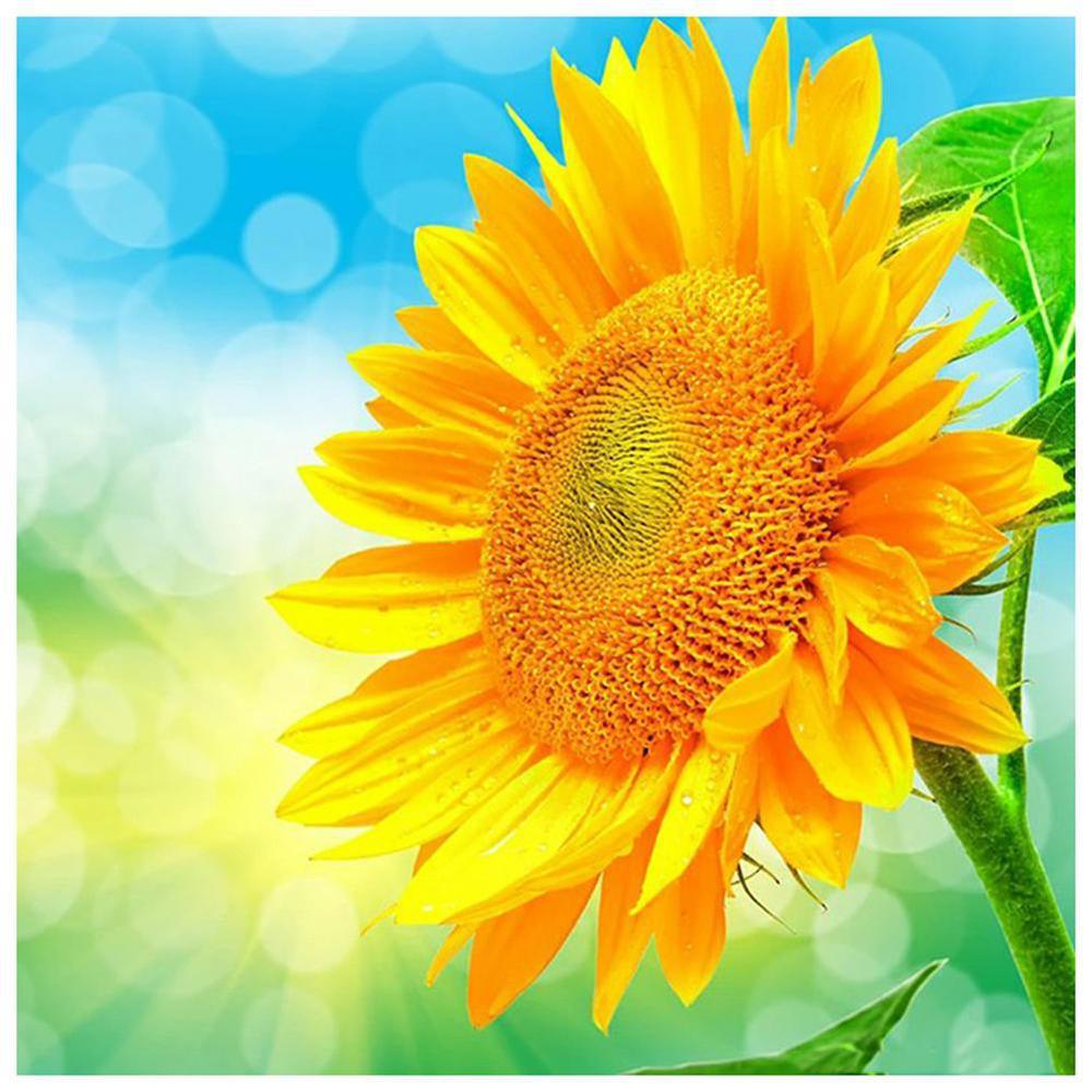 Sunflower Free 5D Diamond Painting Kits MyCraftsGfit - Free 5D Diamond Painting mycraftsgift.com