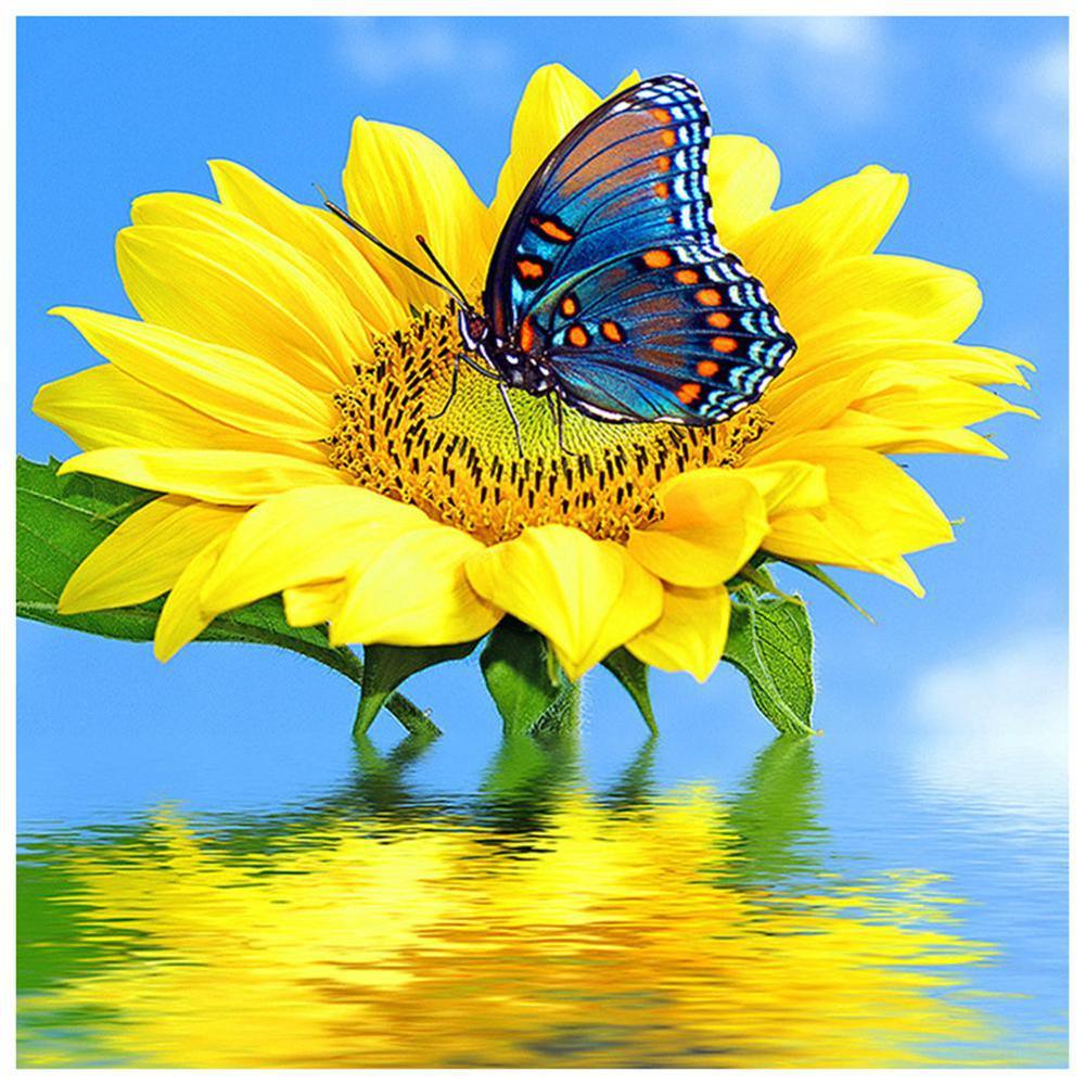 Free Sunflower - MyCraftsGfit - Free 5D Diamond Painting