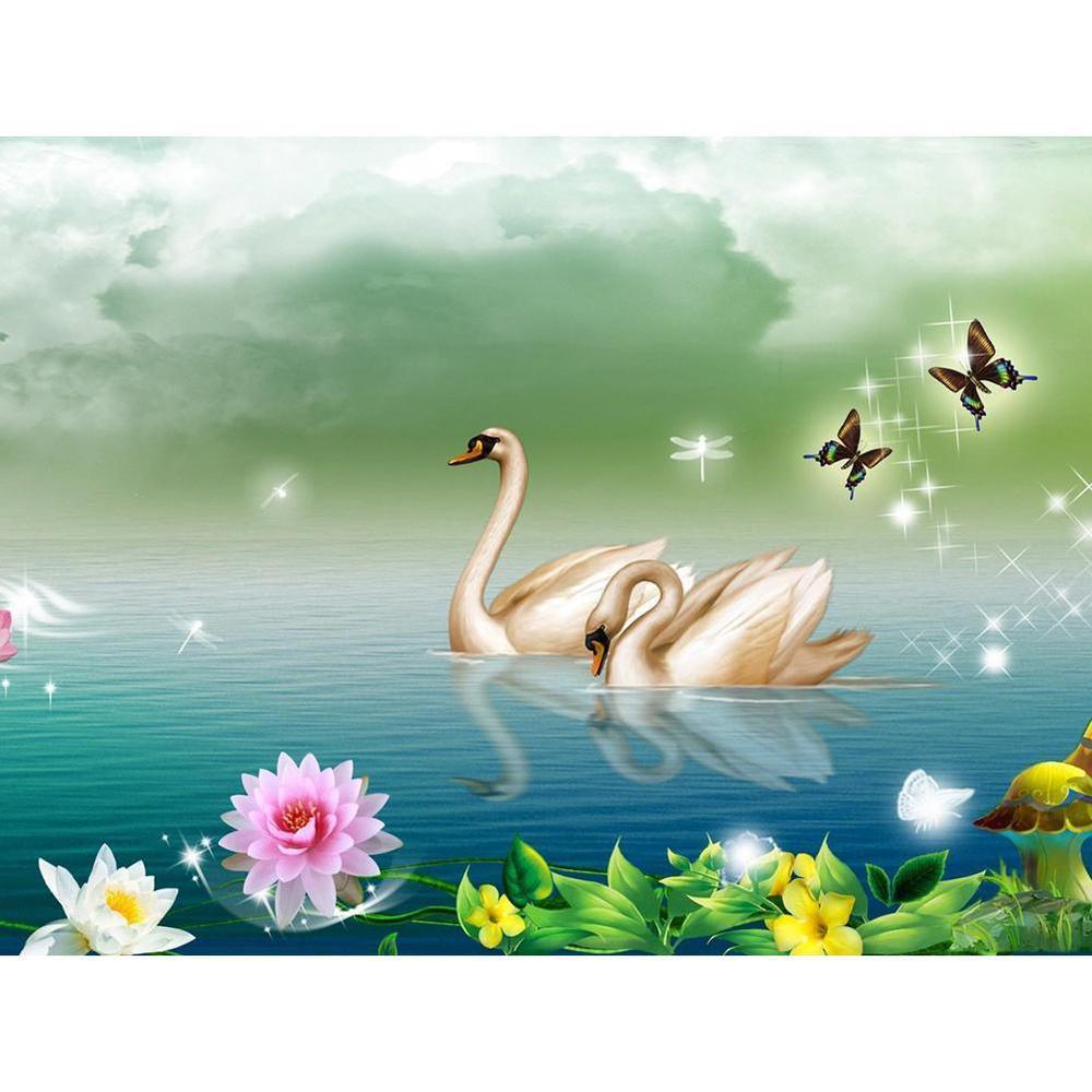 Free Swan - MyCraftsGfit - Free 5D Diamond Painting