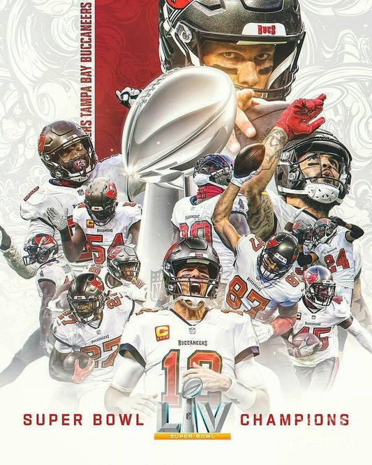 Free Tampa Bay Buccaneers - MyCraftsGfit - Free 5D Diamond Painting