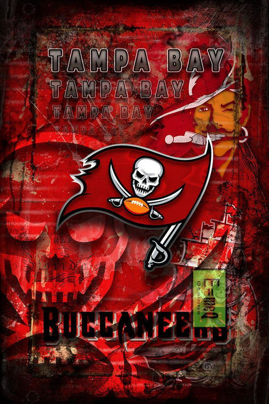 Free Tampa Bay Buccaneers - MyCraftsGfit - Free 5D Diamond Painting