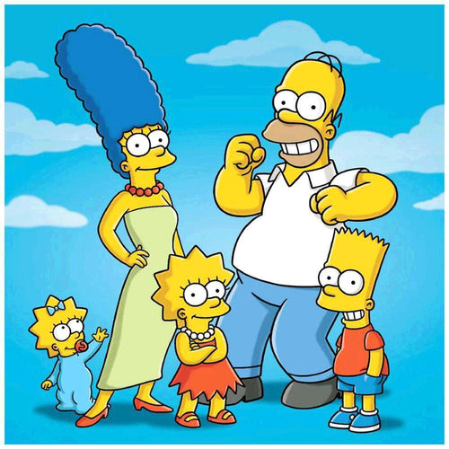 Free The Simpsons - MyCraftsGfit - Free 5D Diamond Painting