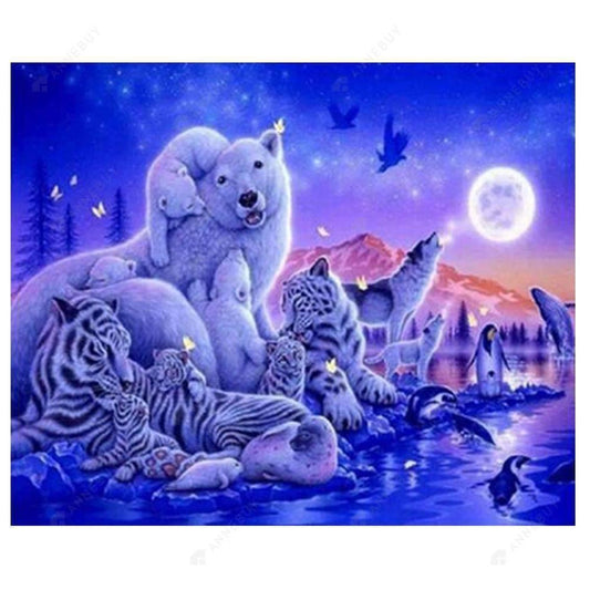 Free Tiger Animal - MyCraftsGfit - Free 5D Diamond Painting