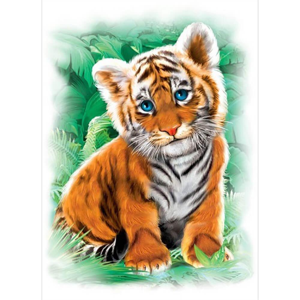 Tiger Free 5D Diamond Painting Kits MyCraftsGfit - Free 5D Diamond Painting mycraftsgift.com