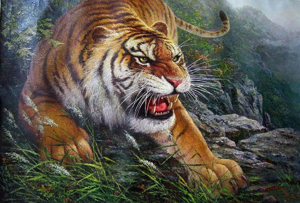 Free Tiger - MyCraftsGfit - Free 5D Diamond Painting