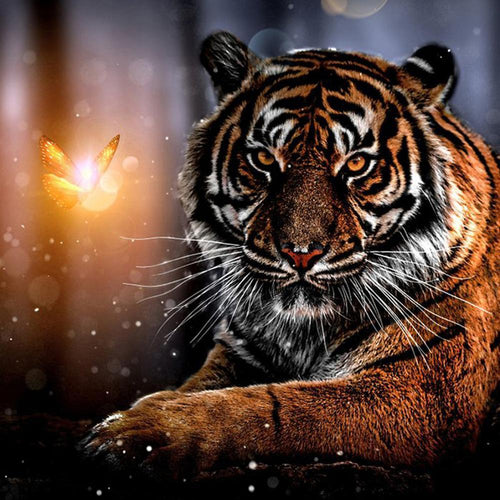 Free Tiger - MyCraftsGfit - Free 5D Diamond Painting