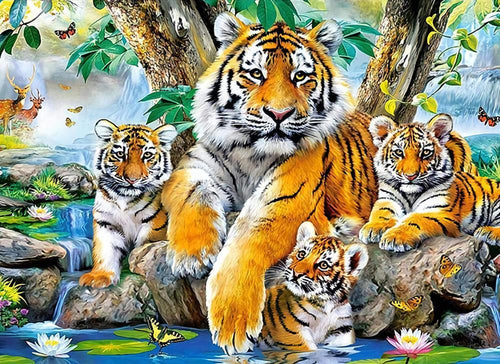 Free Tiger - MyCraftsGfit - Free 5D Diamond Painting