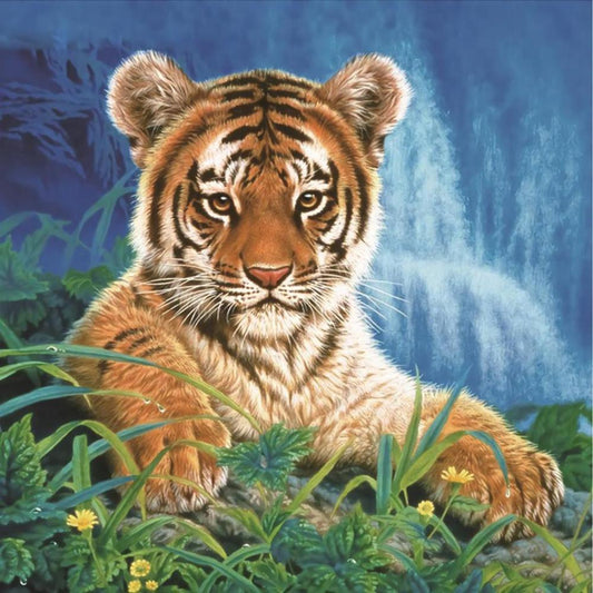 Tiger Free 5D Diamond Painting Kits MyCraftsGfit - Free 5D Diamond Painting mycraftsgift.com