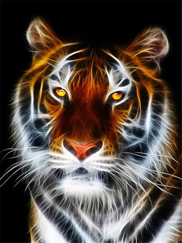 Tiger Free 5D Diamond Painting Kits MyCraftsGfit - Free 5D Diamond Painting mycraftsgift.com