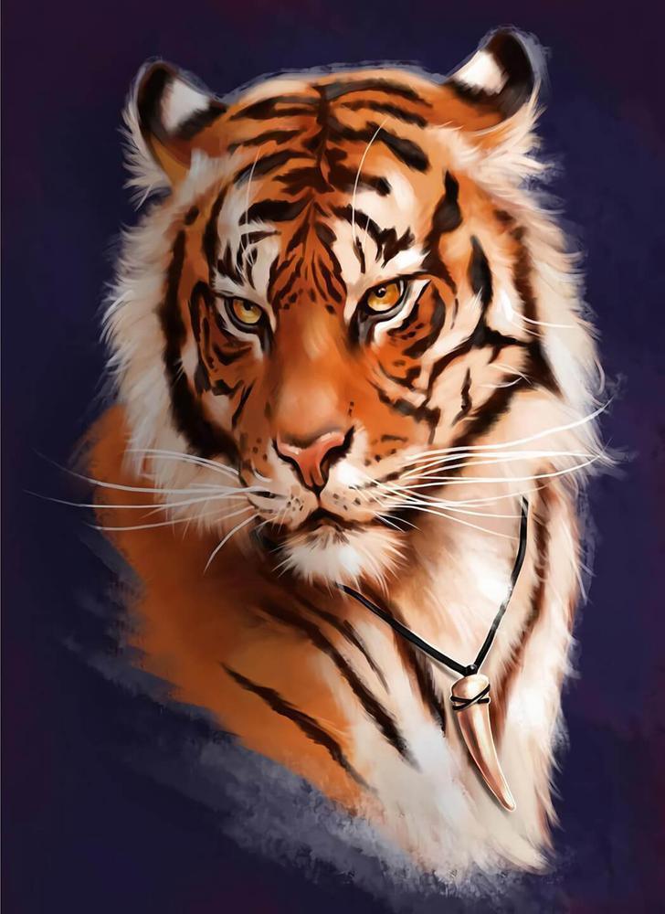 Free Tiger - MyCraftsGfit - Free 5D Diamond Painting