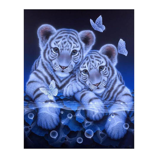 Free Tigers - MyCraftsGfit - Free 5D Diamond Painting