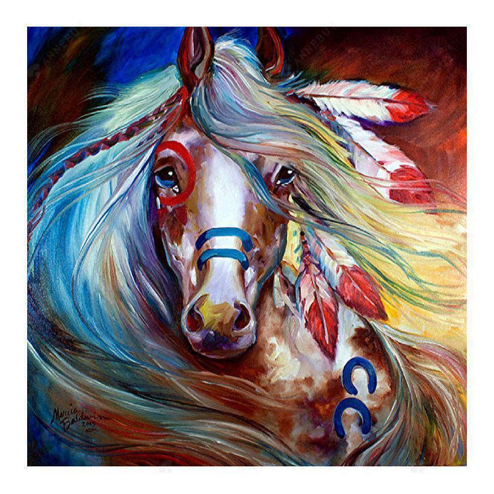 Free Tired Horse - MyCraftsGfit - Free 5D Diamond Painting