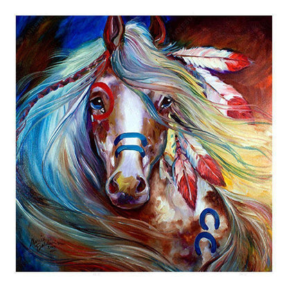 Tired Horse - MyCraftsGfit - Free 5D Diamond Painting
