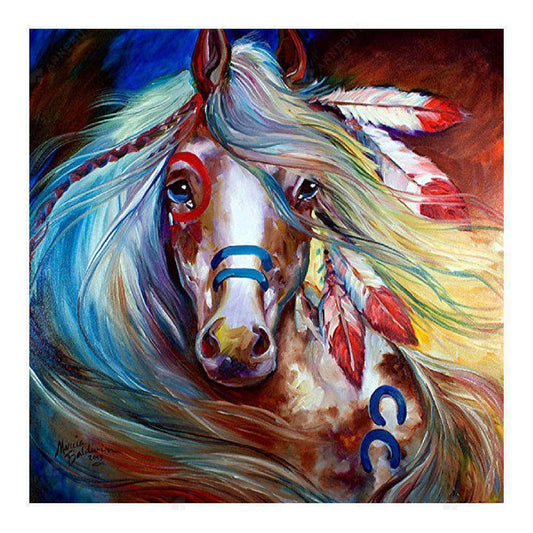 Tired Horse - MyCraftsGfit - Free 5D Diamond Painting