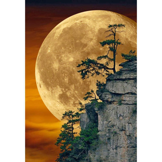 Free Transparent Moon - MyCraftsGfit - Free 5D Diamond Painting