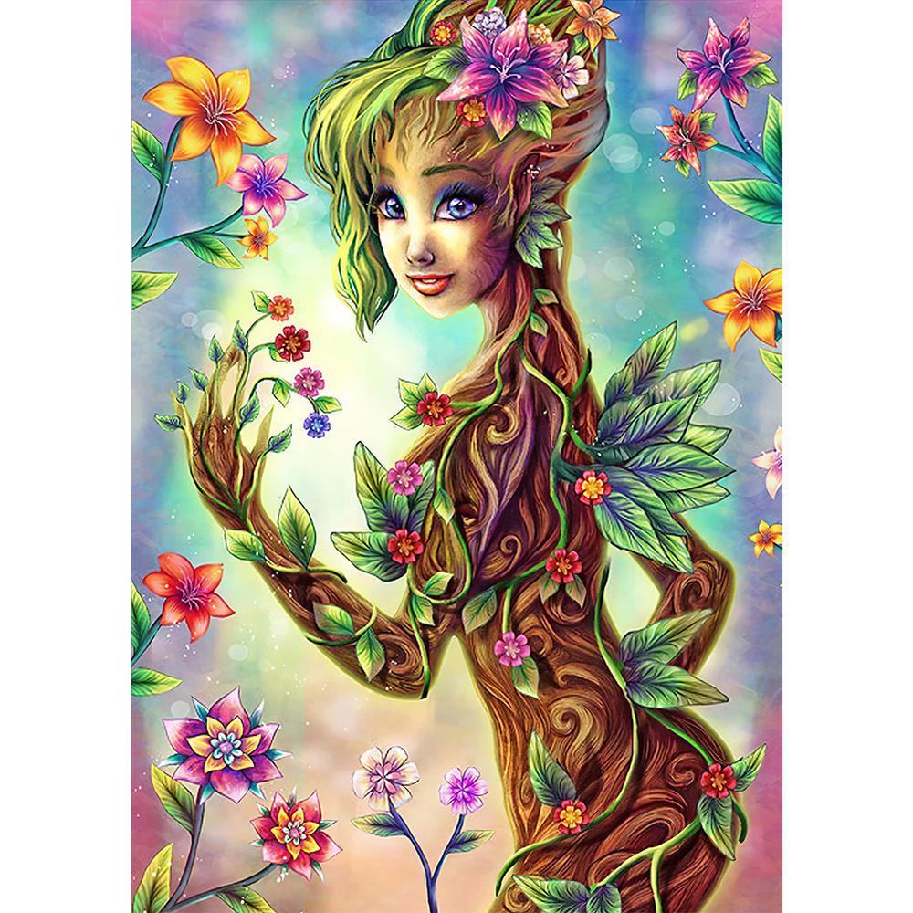Tree Fairy - MyCraftsGfit - Free 5D Diamond Painting