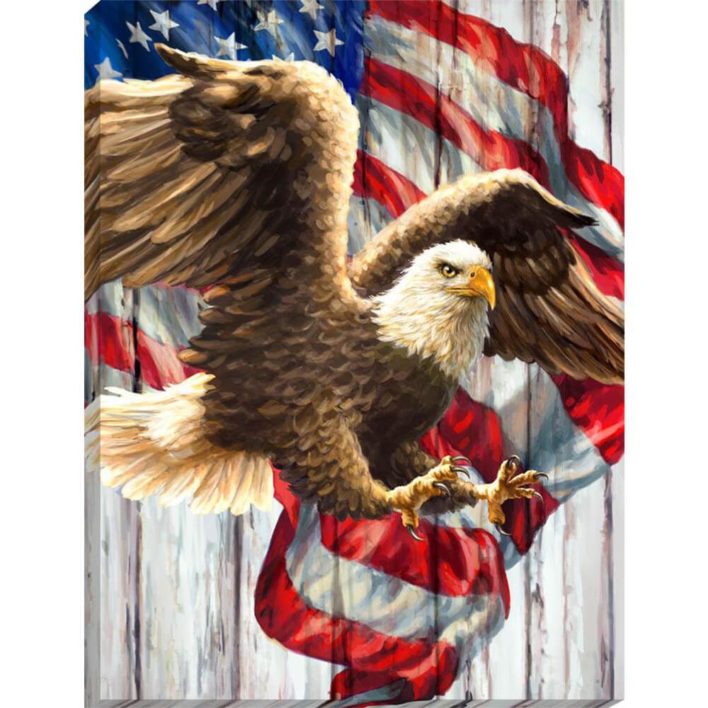 USA Eagle Free 5D Diamond Painting Kits MyCraftsGfit - Free 5D Diamond Painting mycraftsgift.com