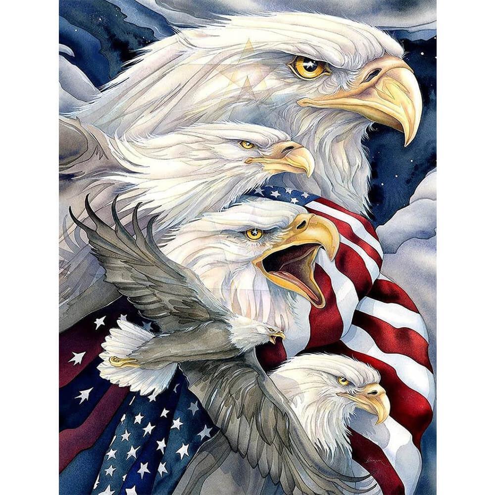 Free USA Eagle - MyCraftsGfit - Free 5D Diamond Painting