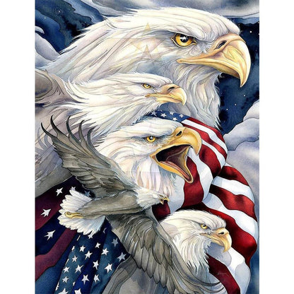 USA Eagle - MyCraftsGfit - Free 5D Diamond Painting