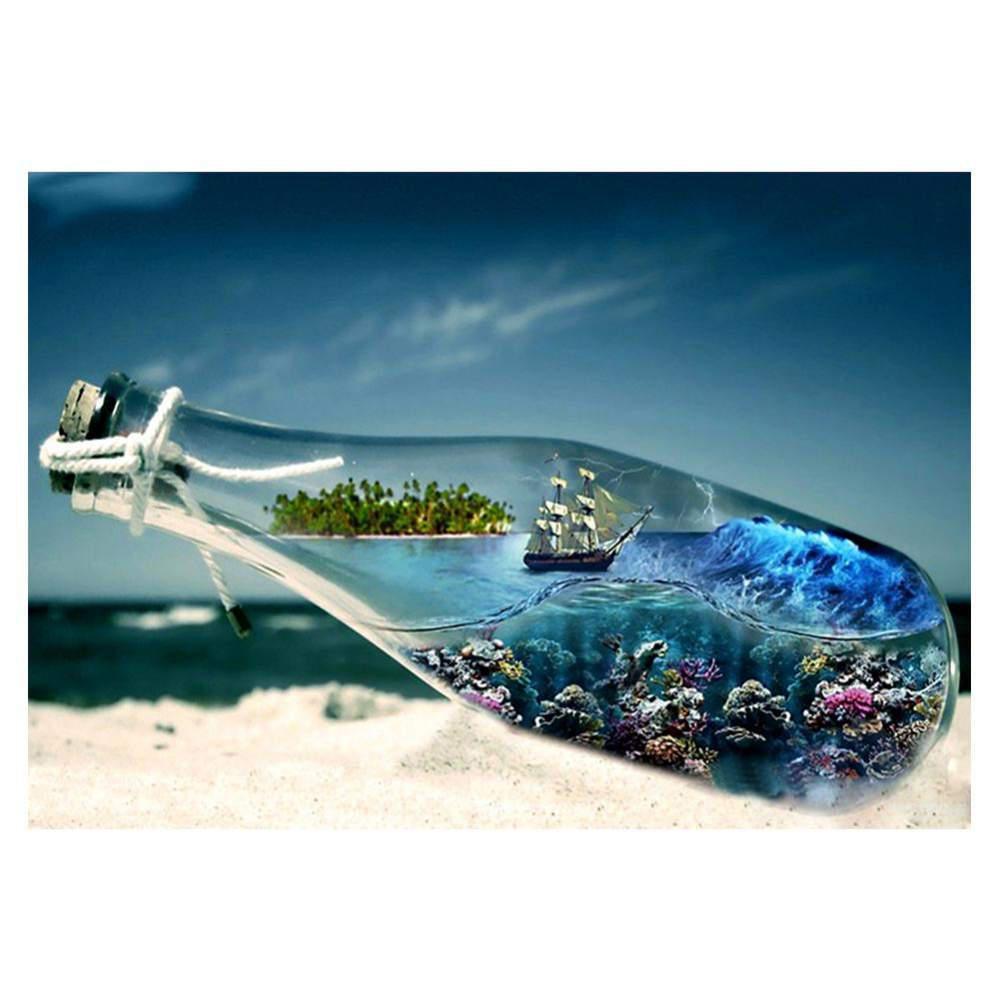 Free Underwater World Bottle - MyCraftsGfit - Free 5D Diamond Painting