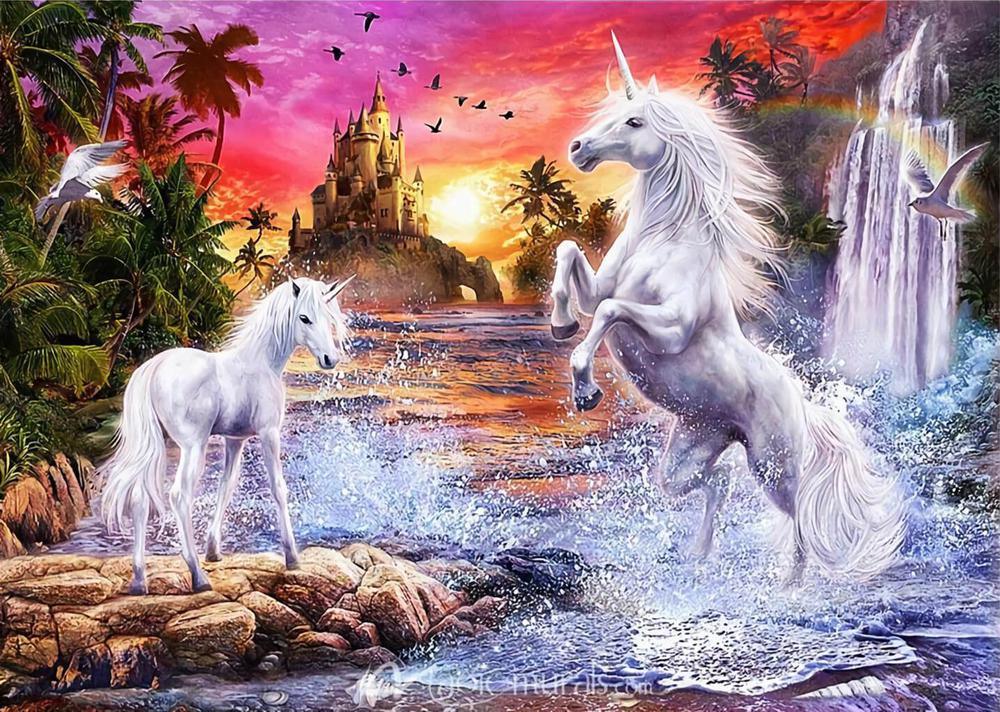 Unicorns - MyCraftsGfit - Free 5D Diamond Painting