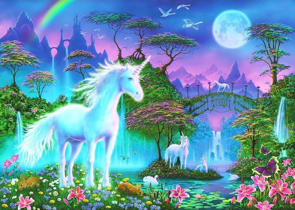 Free Unicorns - MyCraftsGfit - Free 5D Diamond Painting