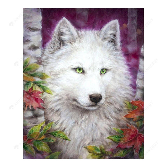 Watching Wolf - MyCraftsGfit - Free 5D Diamond Painting