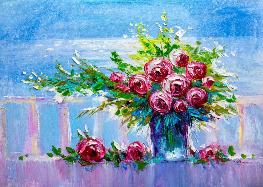 Watercolor Flowers - MyCraftsGfit - Free 5D Diamond Painting