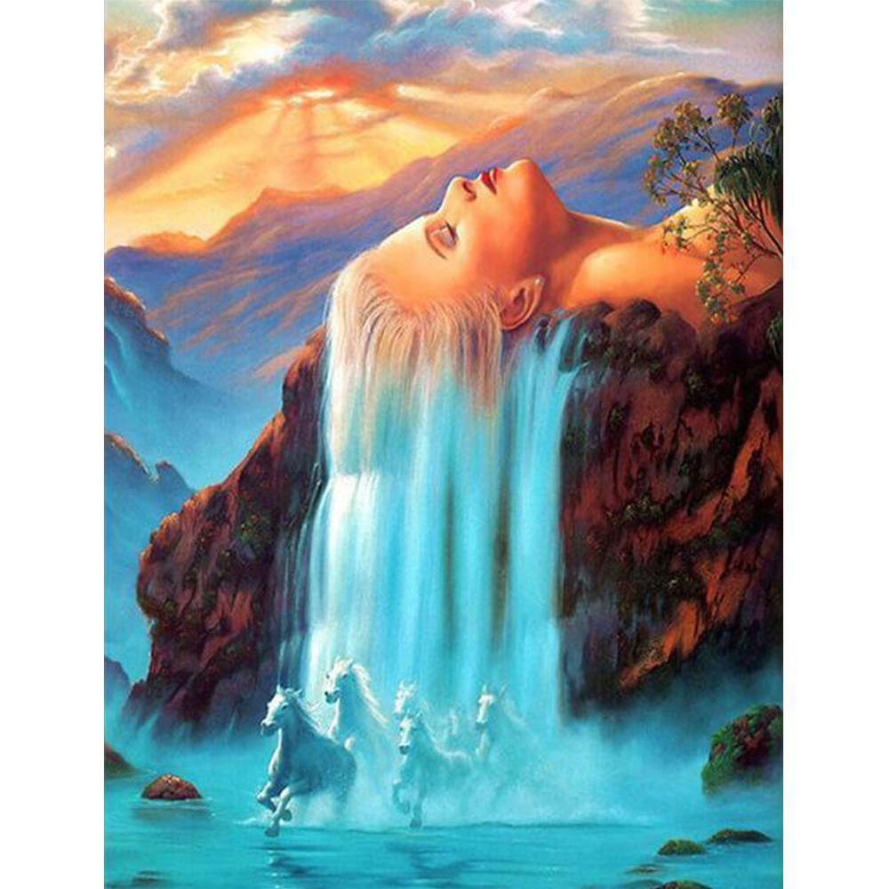 Free Waterfall - MyCraftsGfit - Free 5D Diamond Painting