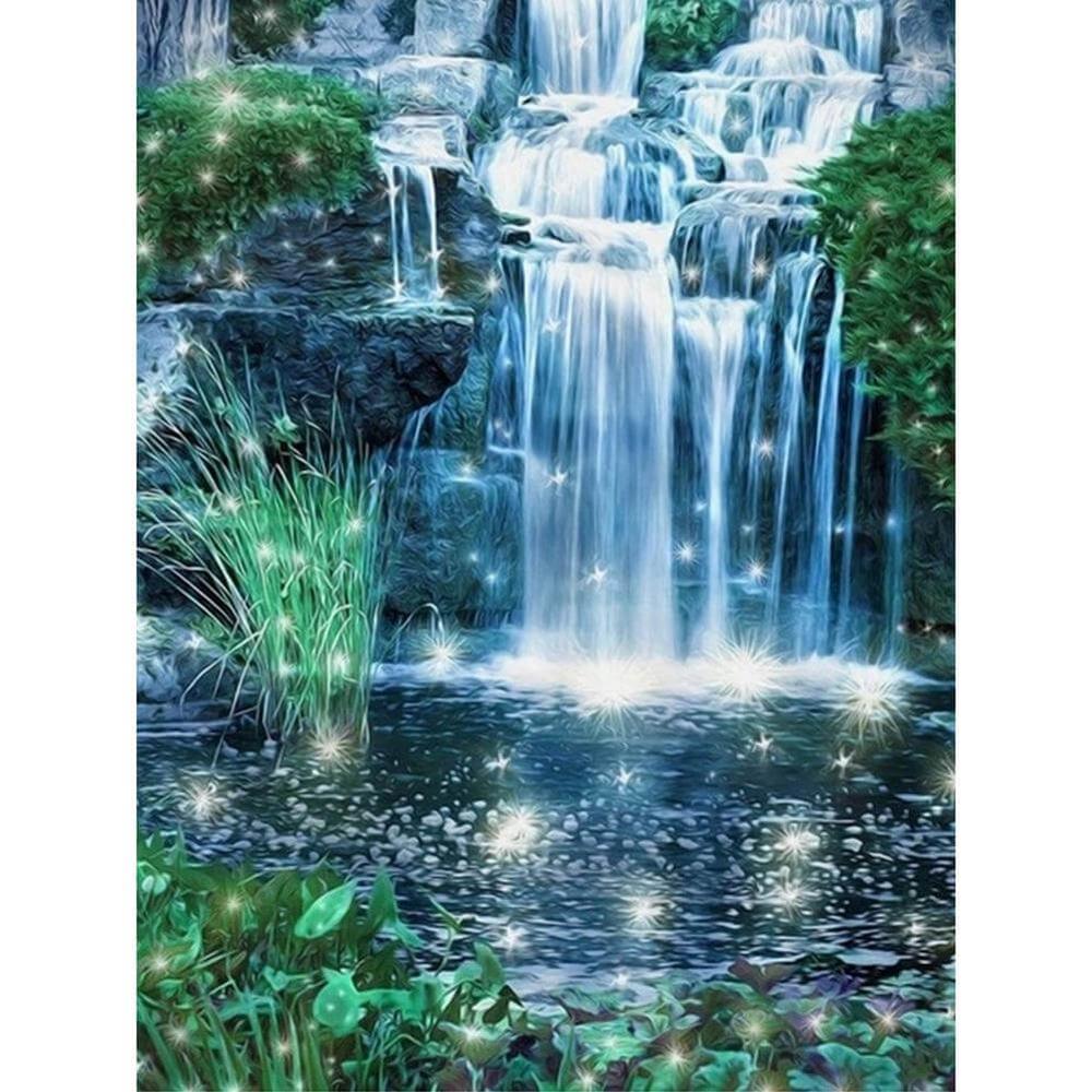 Free Waterfall - MyCraftsGfit - Free 5D Diamond Painting