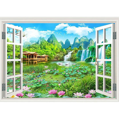 Free Window View - MyCraftsGfit - Free 5D Diamond Painting